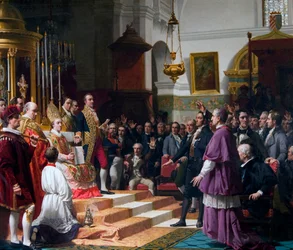 El juramento de las Cortes de Cádiz de 1810
